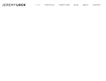 Tablet Screenshot of jeremytlock.com